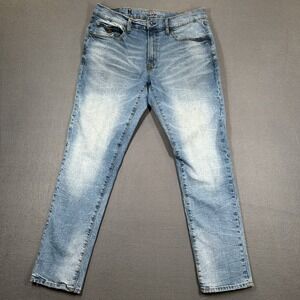 U.S. Polo Assn Denim Co. Jeans Mens 35x30 Blue Straight Activate Stretch Whisker